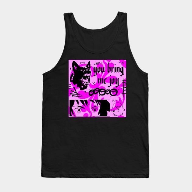 You Bring Me Joy Tank Top by ArtbyCorey